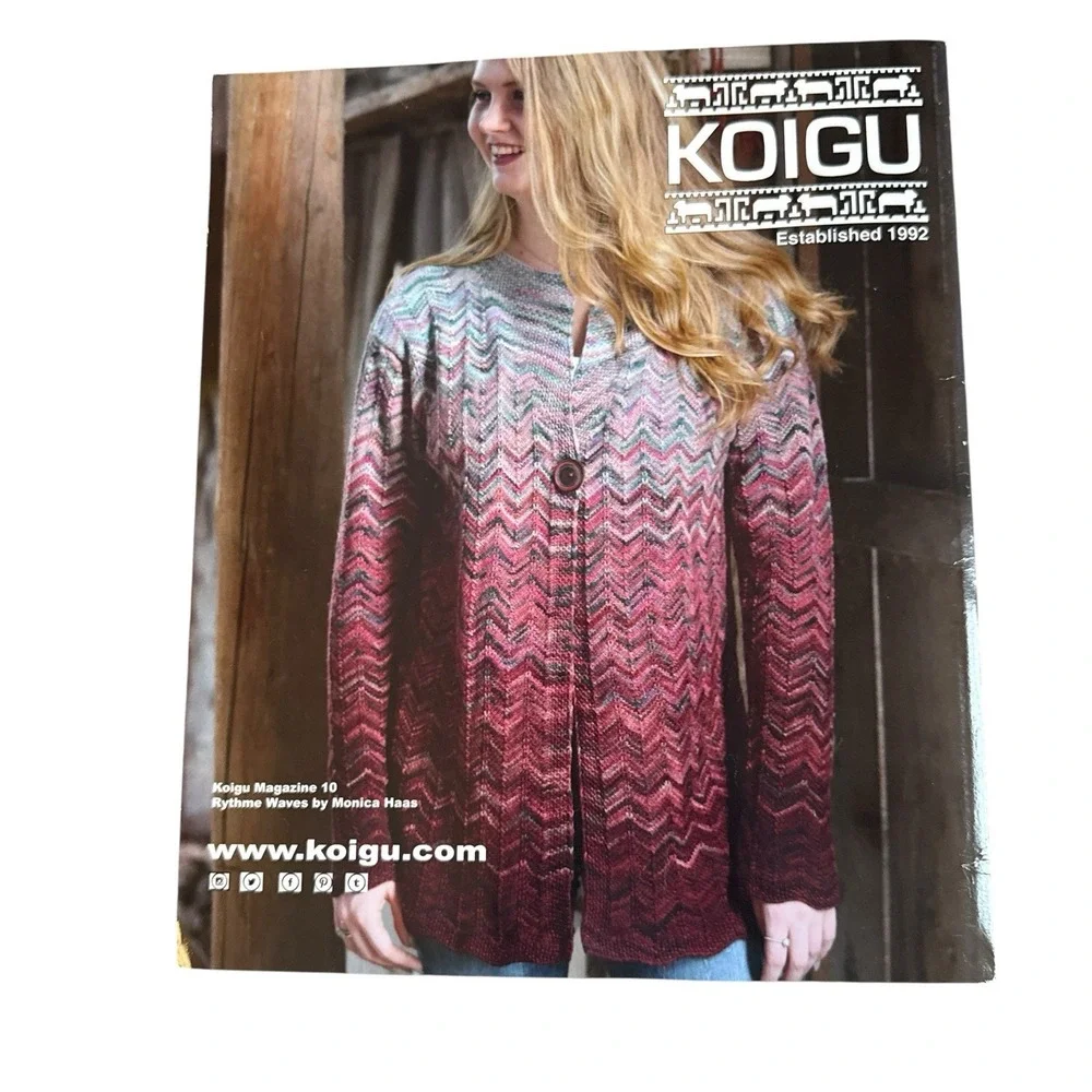 Vogue Knitting Magazine Late Winter 2019 Graphic‎ Designs Bold Colors Patterns
